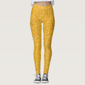 PURE Red GOLD Spritzer Pattern + Ihre Ideen Leggings (Vorderseite)