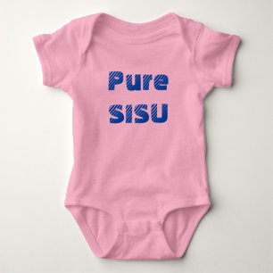 Pure SISU Finnish Baby One-Piece (Pink) Baby Strampler