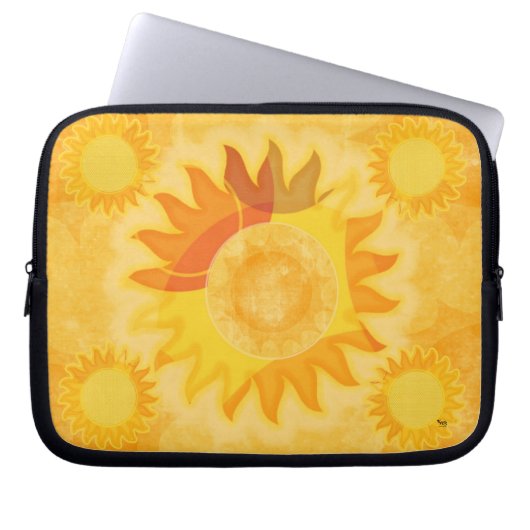 Pure Sunshine Laptopschutzhülle (Vorderseite)