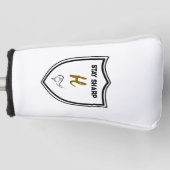 Pure Swing – Minimal Golf Motivation Collection Headcover (Vorderseite)