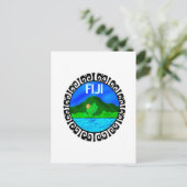 PURE UND FIJI POSTKARTE (Stehend Vorderseite)