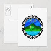 PURE UND FIJI POSTKARTE (Vorne/Hinten)