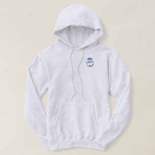 Pure White Snowman Hoodie
