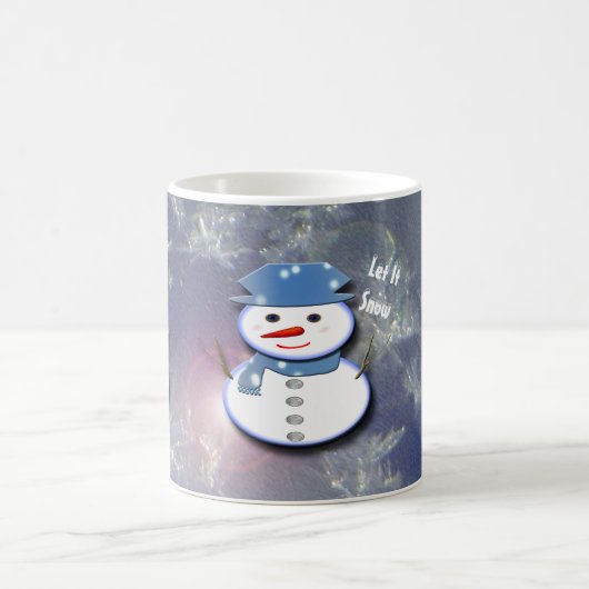Pure White Snowman Kaffeetasse (Mittel)