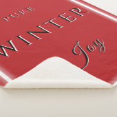 Pure Winter Joy Sherpa Blanket Sherpadecke (3/4)