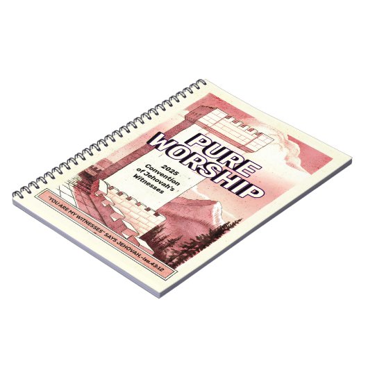 Pure Worship Convention 2025 JW Custom Gift Spiral Notizblock (Linke Seite)