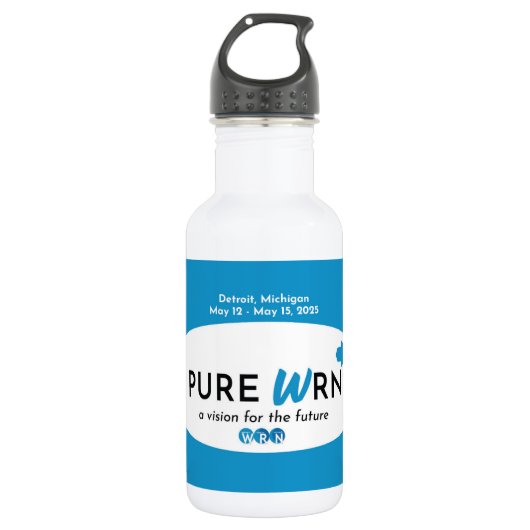 PURE WRN Wasserflasche (Vorderseite)