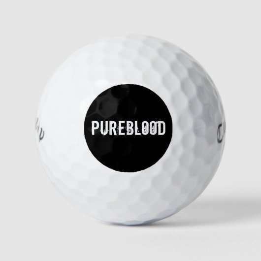 PUREBLOD GOLF BALLS GOLFBALL (Vorderseite)