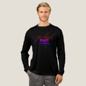 Purebred Mutt Tri-Blend Shirt (Volle Vorderseite)
