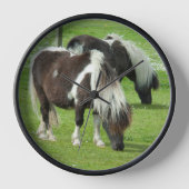 Purebred Shetland Paint Ponies Uhr (Vorderseite)