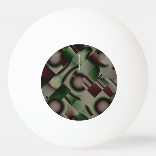 PureColor Eins und Zwei Tischtennisball (Vorderseite)