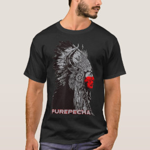 Purepecha Indischer Proud Chief Vintag Respe T-Shirt