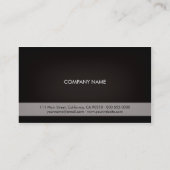 PurePro No16 Corp-Streifen Visitenkarte (Rückseite)