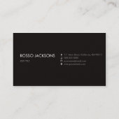 PurePro Nr. 18 Subtile Streifen Visitenkarte (Rückseite)