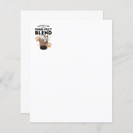 Purer Blend: Cat and Coffee Art for Pet Lovers (Vorne/Hinten)