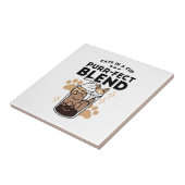 Purer Blend: Cat and Coffee Art for Pet Lovers Fliese (Seite)