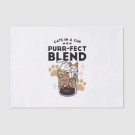 Purer Blend: Cat and Coffee Art for Pet Lovers Seidenpapier