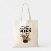 Purer Blend: Cat and Coffee Art for Pet Lovers Tragetasche (Rückseite)