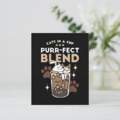 Purer-fect-Mischung: Kaffeedesign für Cat & Coffee (Stehend Vorderseite)