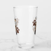 Purer-fect-Mischung: Kaffeedesign für Cat & Coffee Glas (Links)