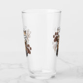 Purer-fect-Mischung: Kaffeedesign für Cat & Coffee Glas (Rechts)