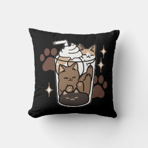 Purer-fect-Mischung: Kaffeedesign für Cat & Coffee Kissen
