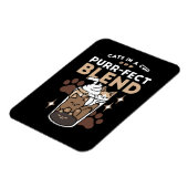 Purer-fect-Mischung: Kaffeedesign für Cat & Coffee Magnet (Linke Seite)