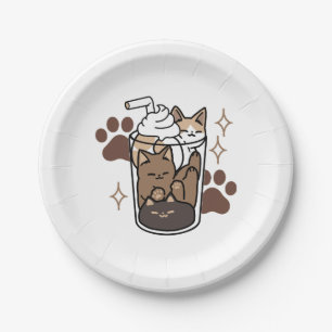 Purer-fect-Mischung: Kaffeedesign für Cat & Coffee Pappteller