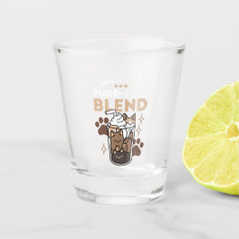 Purer-fect-Mischung: Kaffeedesign für Cat & Coffee Schnapsglas