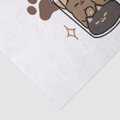 Purer-fect-Mischung: Kaffeedesign für Cat & Coffee Seidenpapier (Ausschnitt)