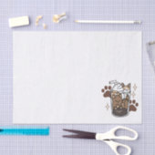 Purer-fect-Mischung: Kaffeedesign für Cat & Coffee Seidenpapier (Handwerk)