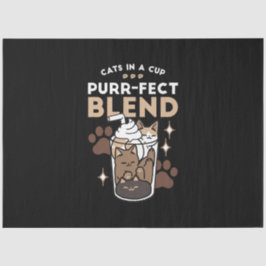 Purer-fect-Mischung: Kaffeedesign für Cat & Coffee Seidenpapier