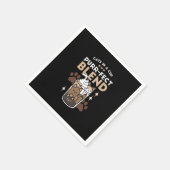 Purer-fect-Mischung: Kaffeedesign für Cat & Coffee Serviette (Ecke)