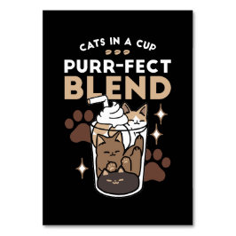 Purer-fect-Mischung: Kaffeedesign für Cat & Coffee Tischnummer