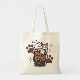 Purer-fect-Mischung: Kaffeedesign für Cat & Coffee Tragetasche