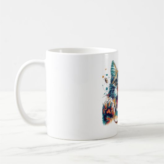 Purer Fect Sips: Charmant Cat Lover's Tasse (Links)