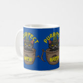 Purer-fect-Tasse, Katze in einem Cup Kaffeetasse (Vorderseite Links)