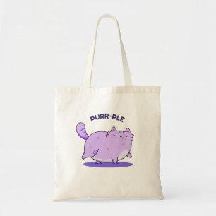 Purer Funny Fat Kitty Cat Pun Tragetasche