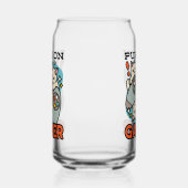 Purer On Gamer - Niedliches Cat Gaming Design Dosenglas (Links)