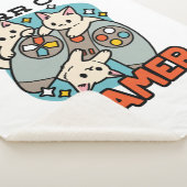 Purer On Gamer - Niedliches Cat Gaming Design Sherpadecke (3/4)