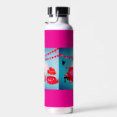 Purere Liebe - Cupid - Katzengeschenktasche Trinkflasche (Rechts)