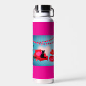 Purere Liebe - Cupid - Katzengeschenktasche Trinkflasche (Rückseite)