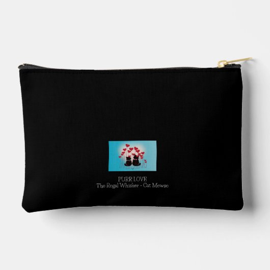 Purere Liebe - Cupid - Katzengeschenktasche Zubehörtasche (Rückseite)