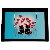 Purere Liebe - Geschenktasche - Ballonfeld Große Geschenktüte (Vorderseite)