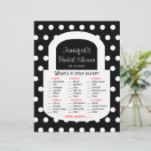 Pures Brautparty Game - Black (Stehend Vorderseite)