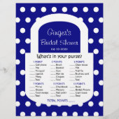 Pures Brautparty Game - Navy Blue (Vorderseite)