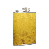 PURES GOLD Muster / Blattgold Flachmann (Rechts)