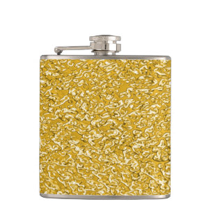 PURES GOLD Sprenkelmuster + Ihr Text / Foto Flachmann