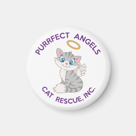 Purfect Angels Cat Rescue Magnet (Vorne)