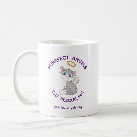 Purfect Angels Cat Rescue Tasse (Links)